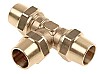 Raccord bicone laiton Gaz